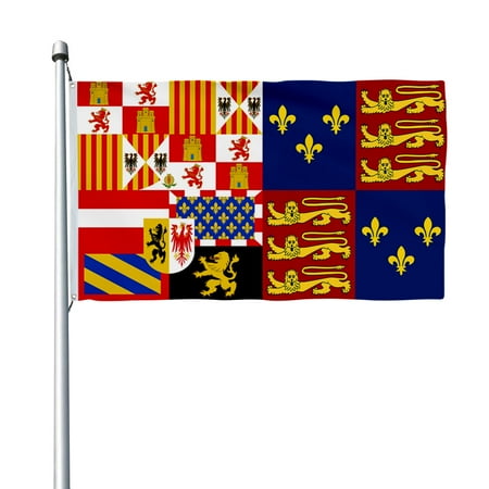 Aihccy Standard of Philip of Austria as Prince of Asturias and King Consort of England (1554–1556) Flag with Brass Grommets Size - 3x5Ft
