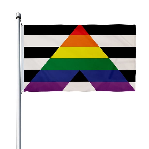 Aihccy Straight Ally Flag with Brass Grommets Size - 3x5Ft