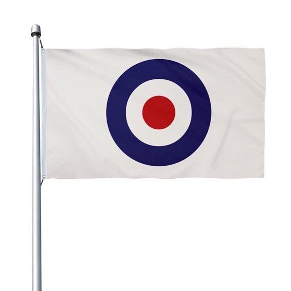 Aihccy Target Roundel Flag with Brass Grommets Size - 3x5Ft