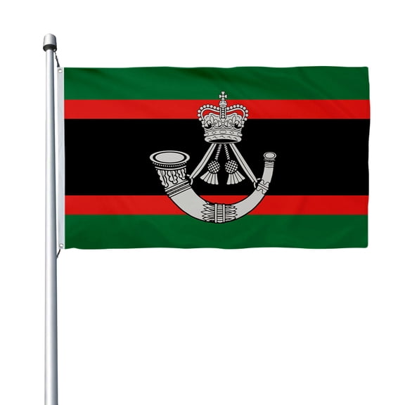 Aihccy The Rifles Flag with Brass Grommets Size - 3x5Ft
