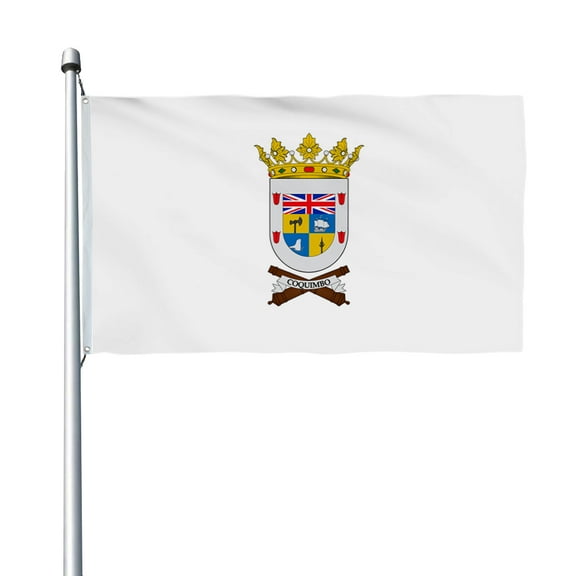 Aihccy The city of Coquimbo Flag with Brass Grommets Size - 3x5Ft