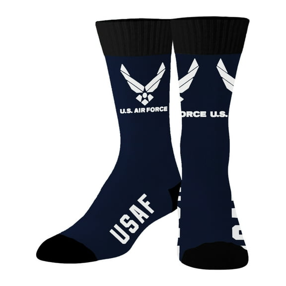Aihccy U.S Military Air Force Socks Men's Cotton Crew Athletic Socks, Multipairs basketball socks absorb sweat and breathable sports socks- one Pair