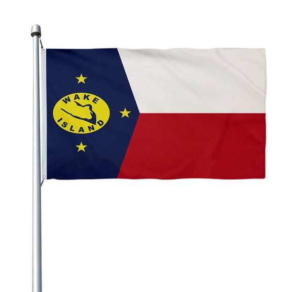 Aihccy Wake Island Flag with Brass Grommets Size - 3x5Ft