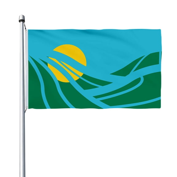 Aihccy Walla Walla, Washington Flag with Brass Grommets Size - 3x5Ft
