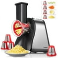 thumbnail image 1 of Aiheal Electric Cheese Grater, One-Touch Control?for Cheese, Cucumber, Carrot, Home Kitchen Use, BPA-Free, 1 of 7