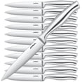 thumbnail image 1 of Aiheal Stainless Steel Steak Knives Set of 12, Never Needs Sharpening Steak Knife Set, Sharp Knives, 1 of 8