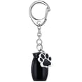 thumbnail image 1 of Aihimol 2 Pcs Pet Urns Keychain Dog Urns For Ashes With 2 Storage Bags For Dog Ashes Small Pet Ashes Keepsake Pet DogCremation Jewelry Pend Paw Print Memorial, 1 of 2