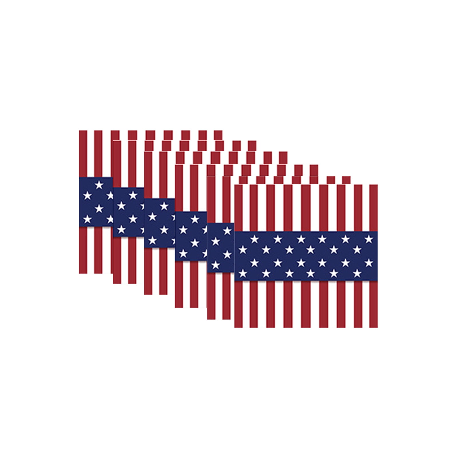 Aihimol 4th of July US Flag independence Day Party Supplies Set Paper ...