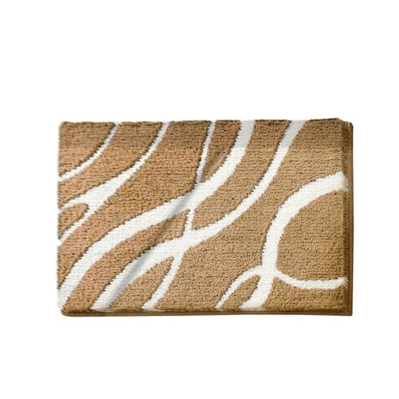 Aihimol Bohemian Bath Carpet Soft Tufted Floor Bath Mat Ultra-fine Fiber Slip Bathroom Door Mat Carpet Bedroom Living Room Kitchen Door Mat