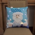 thumbnail image 1 of Aihimol Christmas Throw Pillow Covers With LED Lights Linen Picturesque Light Up Christmas Series Cushion Cover Cases For Home Living Room Bedroom Office, 1 of 6