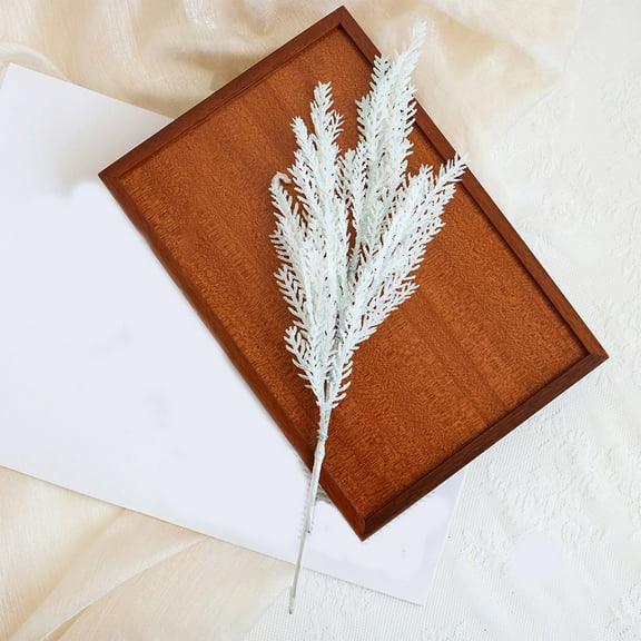 Aihimol Christmas Tree Picks Sprays 16.5in Artificial Pines Needles Branch Fake Pines Stems Picks for Xmas Tree Holiday Arrangement Crafts DIY Garland Wreath Home Decor