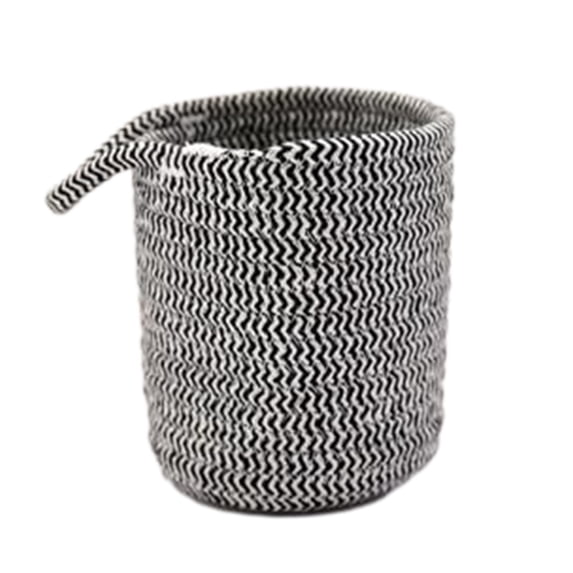 Aihimol Cotton Wire Hanging Basket Kitchen Storage Basket Entrance Snack Basket Cosmetic Storage Box Hanging Cotton Rope Woven Storage Basket Home Storage Cotton Wire Basket