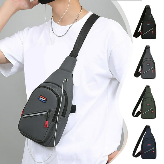 Aihimol Crossbody Backpack Men's And Women's Shoulder Backpack , Lightweight Single Strap Backpack Hiking Sling Bag Backpack Hiking Cycling