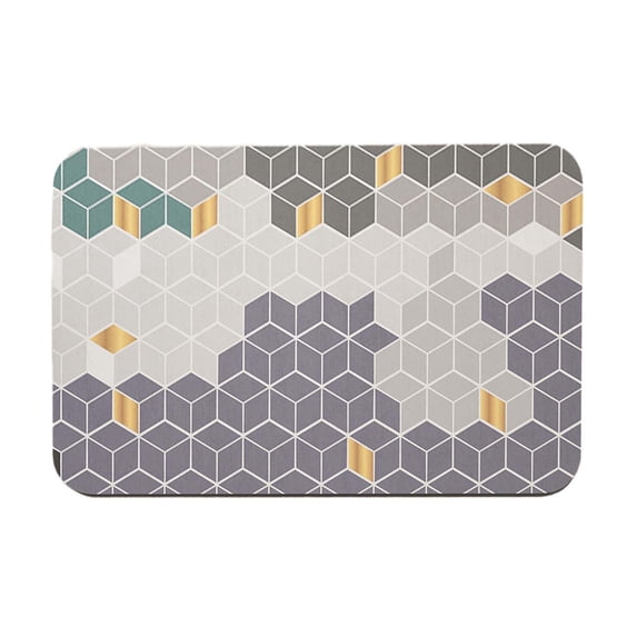 Aihimol Diatomite Bathroom Water-Rubber Non Slip Quick Dry Super Absorbent Thin Bathroom Rugs Under Door-Washable Bathroom Floor Mats-Shower Rug for in Front of Bathtub,Shower Room,Sink