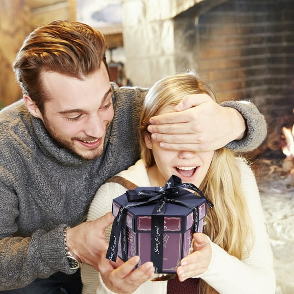 Aihimol Double Surprise Explosion Box - DIY Photo Album Organ Gift Box - Novelty Way To Show Love - Suitable For Valentine Day Birthday, Wedding, Anniversary, Mother'S Day Gifts