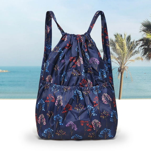 Aihimol Drawstring Foldable Large Capacity Wet And Dry Separation Backpack