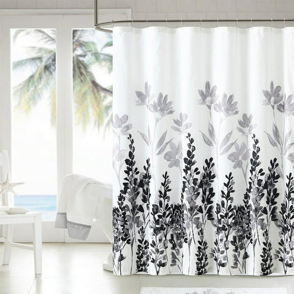 Aihimol Fabric Shower Curtain Bathroom Shower Curtain Polyester Stall Curtains With 12 Hooks For Bathroom Showers, Bathtubs