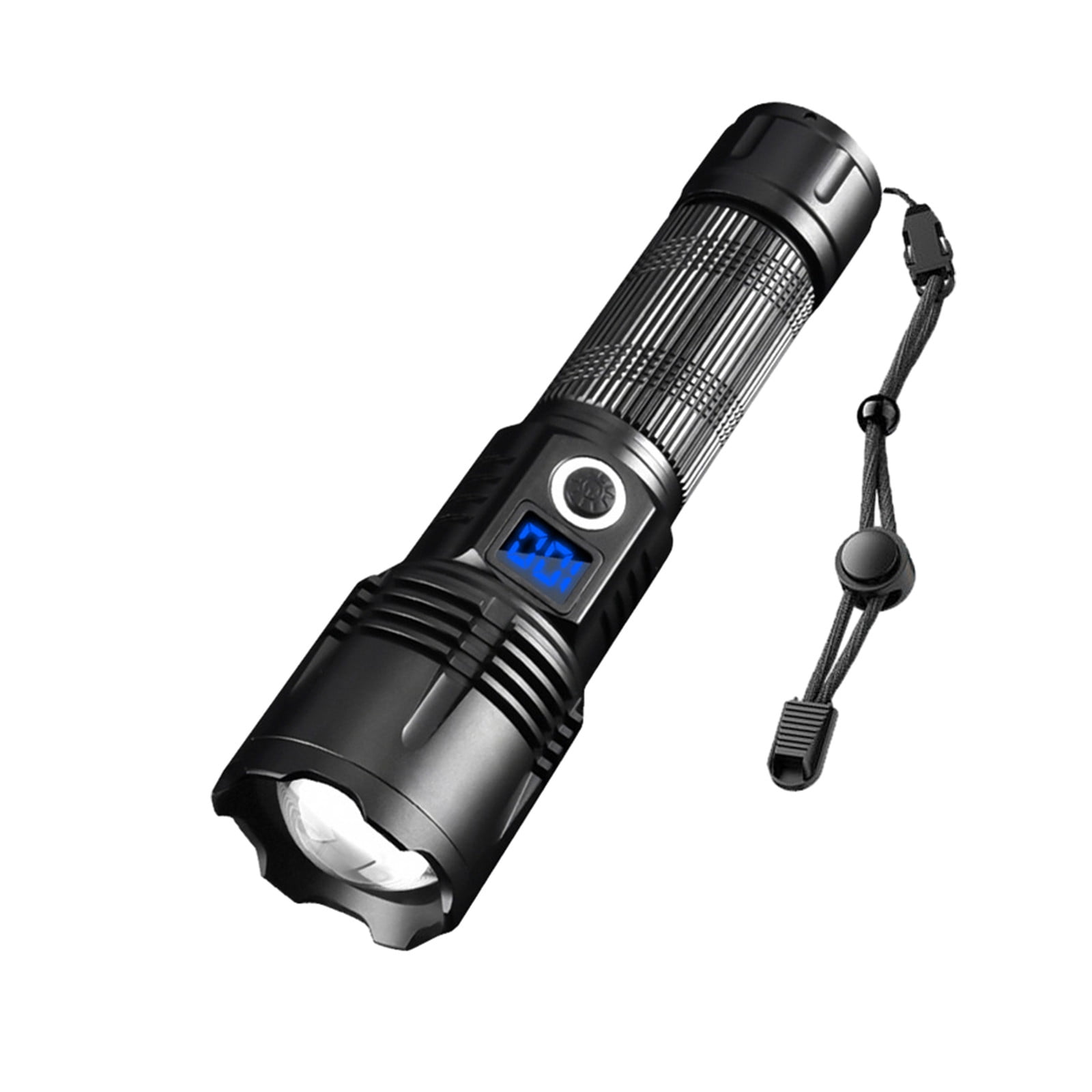 Aihimol Flashlight Electric Torch Light Source Lamp LED Power Display ...