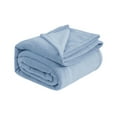 thumbnail image 1 of Aihimol Fleece Blanket,Yoga Blanket,Soft Fuzzy Plush,Luxury Flannel Lap Blanket,Super Cozy and Comfy for All Seasons (Blue,20" x 27.5"), 1 of 6
