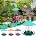 thumbnail image 1 of Aihimol Foldable Metal Bird Feeders for Outdoors Hanging,Foldable Hanging Birdfeeder with Global Feeding,Bird Feeder for Wild Birds in Garden Yard, 1 of 3
