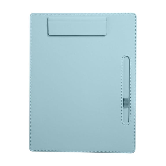 Aihimol Folder Board Student Notepad Writing Board Business Folder Office Contract Signatures Pad Menu Folder Leather Plywood 10"X13"