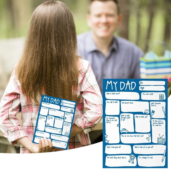Aihimol Funny Father's Day Card, Unique In Blanks Birthday Card For Daddy, Father's Day Gift Fill-in-the-blank Card,Interesting Bday Card For Daddy