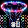 thumbnail image 1 of Aihimol LED Basketball Hoop Light Remote Control Basketball Rim Light With 17 Colors 7 Lighting Modes Timers Led Light Super Bright To Play, 1 of 8