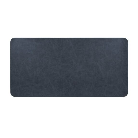 Aihimol Large Faux Leather Mouse Pad 31.5"x15.7" - Non-Slip Waterproof Desk Mat with Heat-Resistant Surface for Office, Gaming & Home Use (Dark Blue)