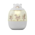 thumbnail image 1 of Aihimol Mini Humidifiers Cute Micrometer Mist Humidifier, With Light, Carousel Music Box, for office Home Desk, 1 of 8