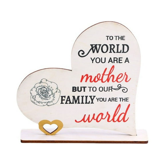 Aihimol Mothers' Day Gifts For Mom From Son Daughter,To The World You Are A Mother,But To Our Family You Are The World,Gift For Mom On Mothers' Day,Birthday,Anniversary