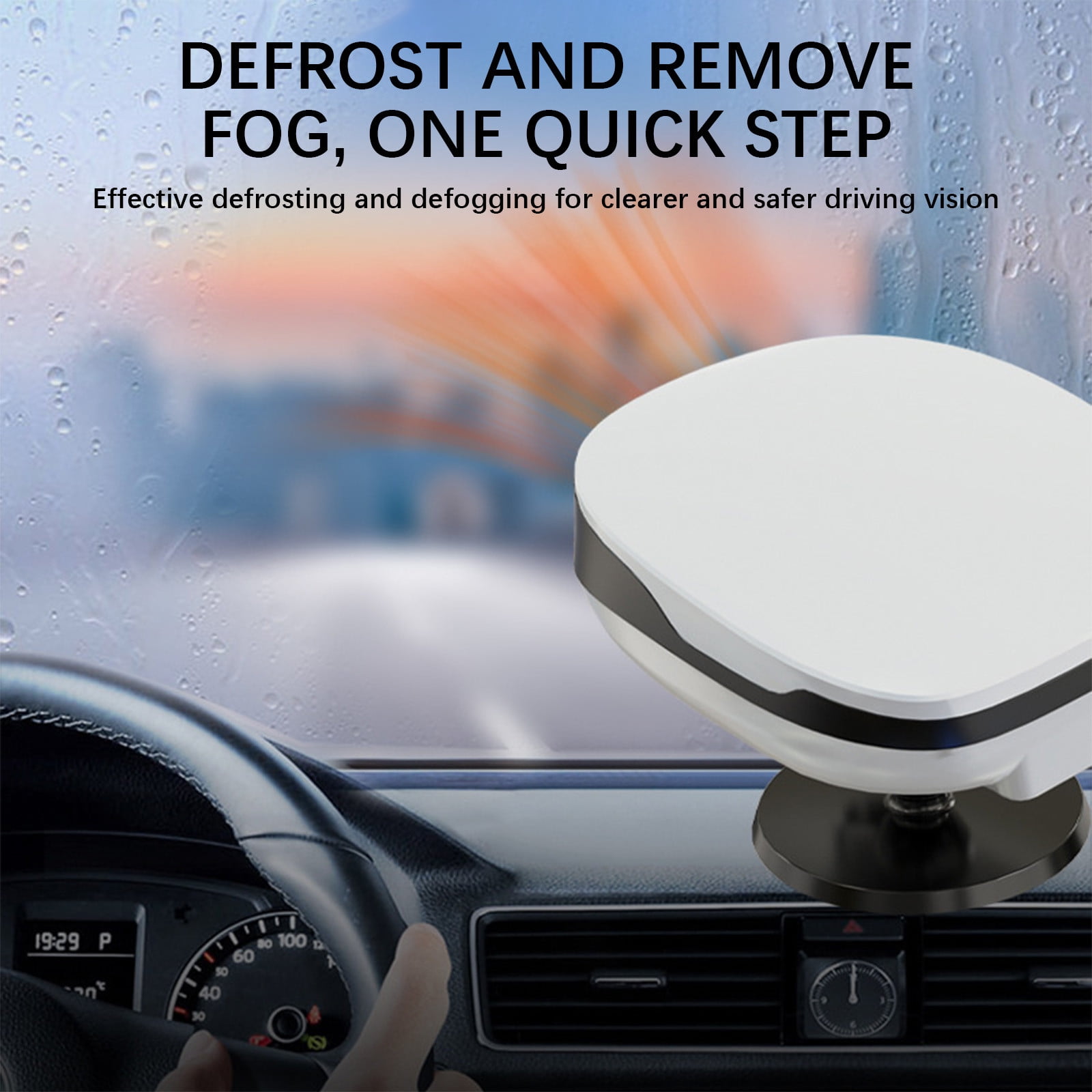 Aihimol New Car Mounted Heater, 12V Car Glass Defogging And Defrosting