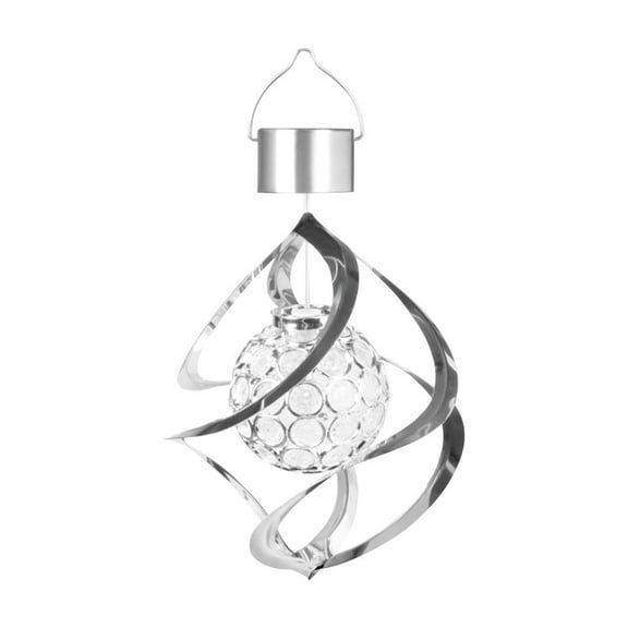 Aihimol Outdoor Bell Wind Chime Light Solar Light Ball Solar Light Outdoor Color Changing Bell LED Decorative Chandelier