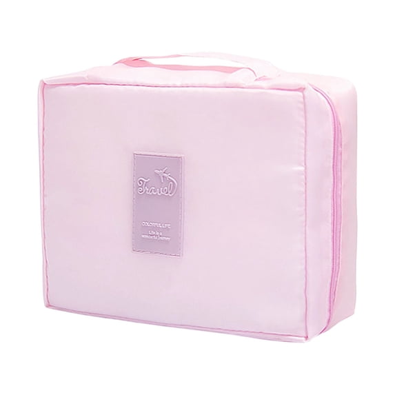 Aihimol Portable Portable Makeup Bag With Large Capacity, And Multi Compartment Travel Toiletries Storage Bag