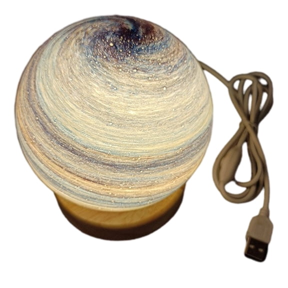 Aihimol Rechargeable Planets Light,Kid Night Light 5.9 inch LED Hanging Galaxy Light Birthday Gift for Lover,Teen Girl 16 Color Ribbon Remote Control Bedroom,Christmas Decoration