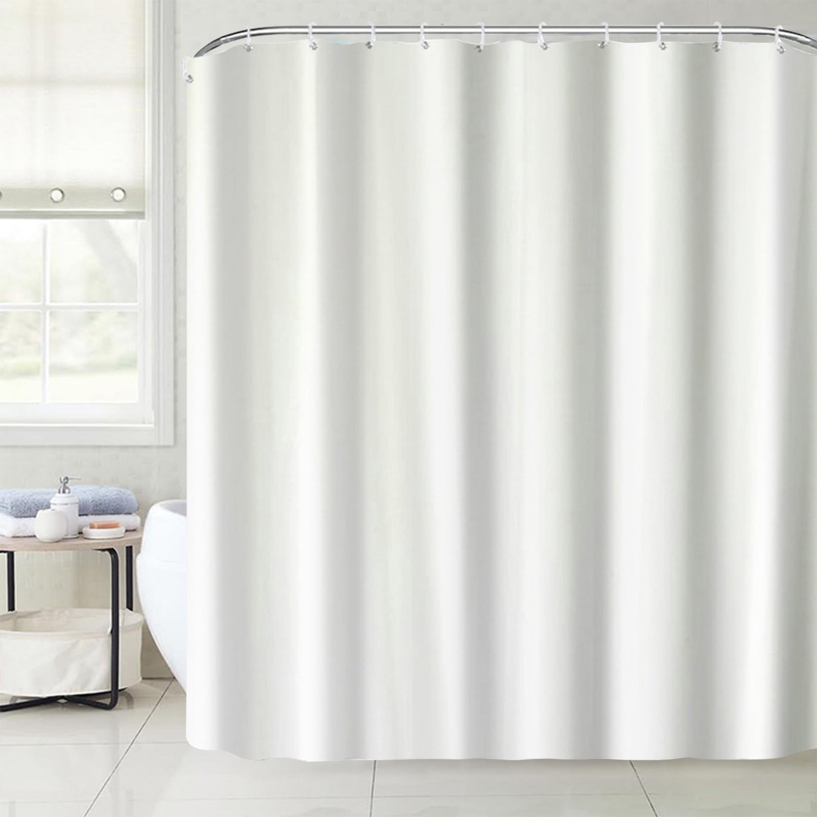 Aihimol Shower Curtain, Design And Polyester, QuickDrying, Weighted