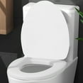 thumbnail image 1 of Aihimol Soft Elongated Vinyl Toilet Seat with Comfort Foam Cushioning - Fits All Standard Size Fixtures - Easy to Install Home Bathroom Toilet Decor, 1 of 7