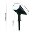 thumbnail image 1 of Aihimol Solar Lawns Outdoor Patio Landscapes Lawns Street Light Garden Cottage Lighting Wall Light Solar Wall Light Purpose Location Floor Plug Light, 1 of 1