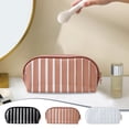 thumbnail image 1 of Aihimol Striped Cosmetic BagTranslucent Cosmetic Bag, Cosmetic Bag Portable Travel Bag, Hangable Portable, 1 of 9