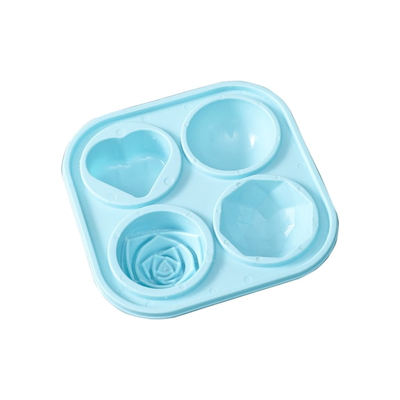 Aihimol Summer Rose Ice Ball Shape Ice Tray Round Ice Ball Refrigerator Ice Box Home Ice Making Artifact