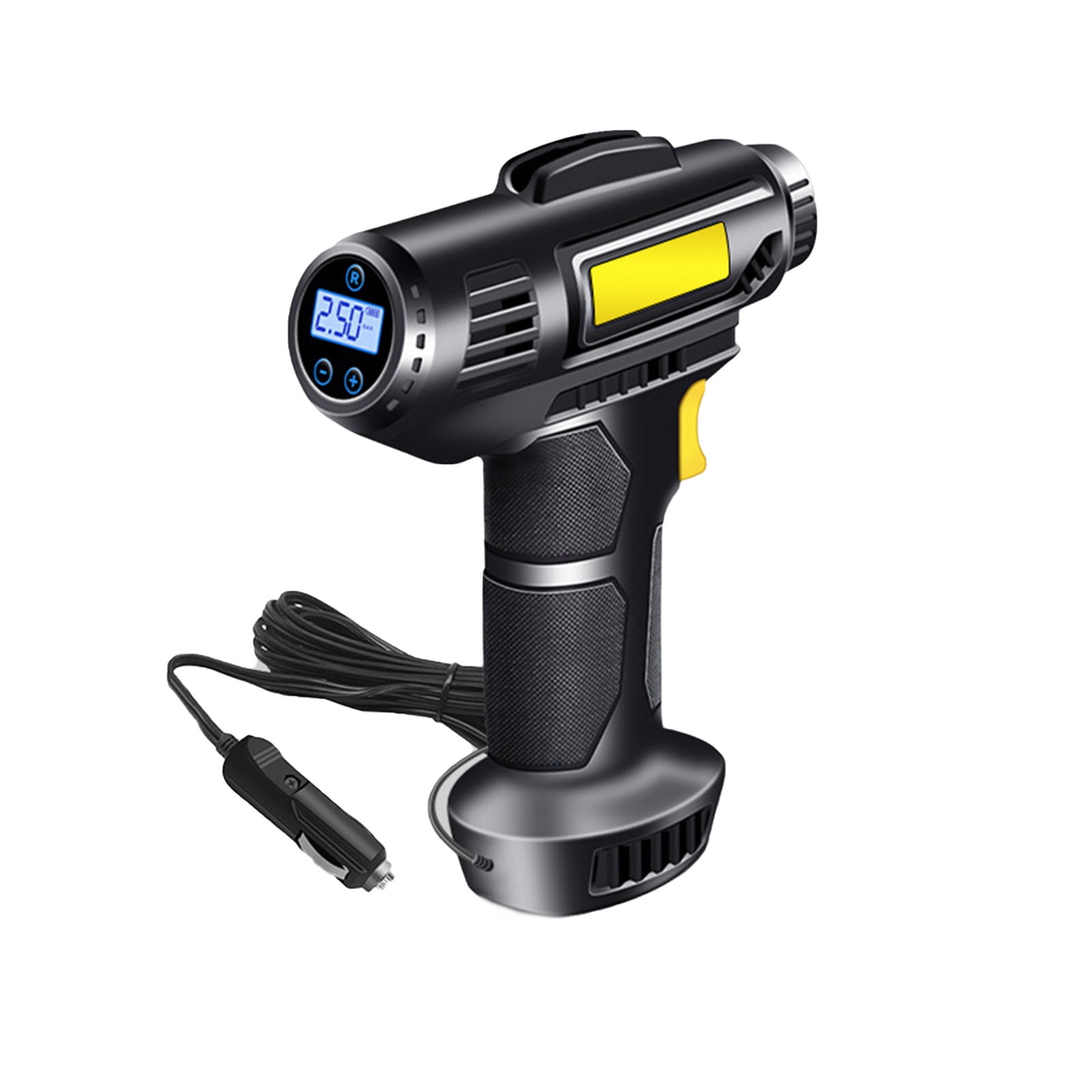 Aihimol Tire Inflator, Wired Car Tire Pump With Rechargeable Lithium ...