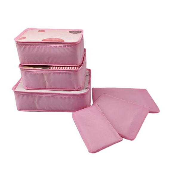 Aihimol Travel Clothing Sorting and Storage Bag Portable Large Capacity Luggage Classification 6 Piece Storage Bag Travel Accessories