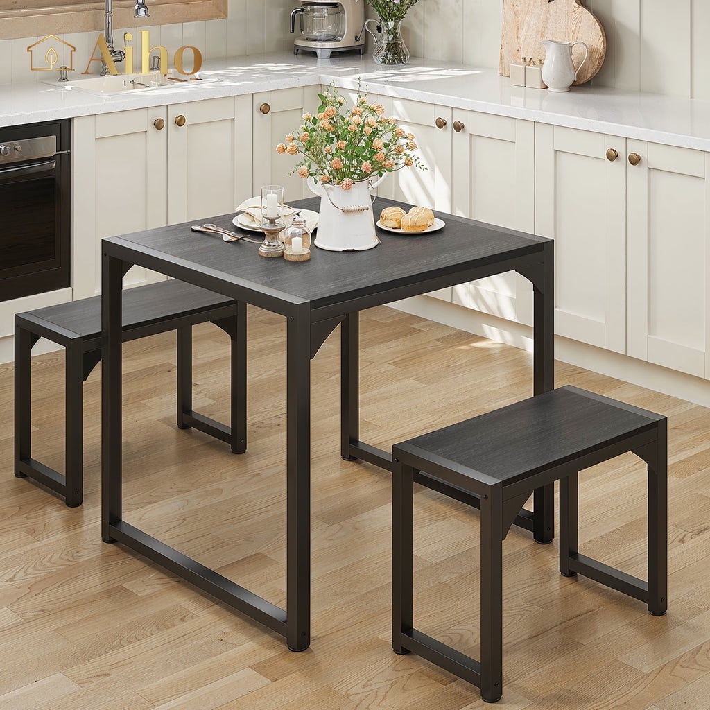 テーブル・チェア・ハンモック Wood Kitchen Table 2 HCT-024-1 Amazon.com - Merax Foldable Kitchen Dining Set for Small