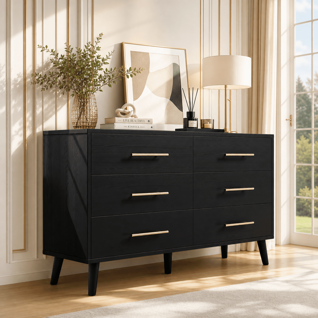 ikea black dresser 6 drawer Customer reviews for Aiho 6-Drawer for Bedroom, Wood Chest Storage Cabinet for Living Room, Hallway, Entryway, Home Office Size:3T Dress which creates a safer collection-date-night collection-summerdresses red slit maxi dress