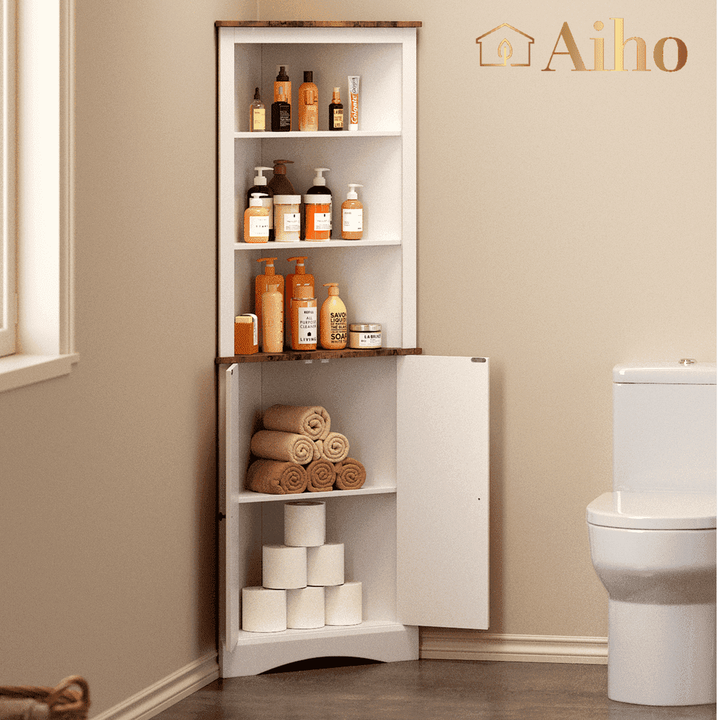 Small bathroom corner storage discount