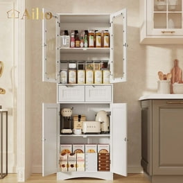 Enclosed pantry cabinet discount