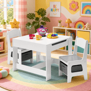 Aiho Kids Table and 2 Chairs Set - rated 4.9 stars from 12 reviews