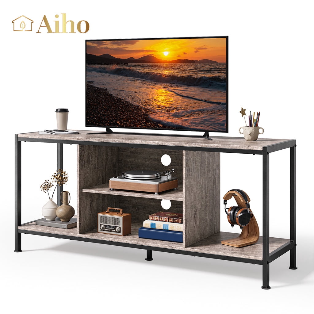 アンティークハイタイプTVボード189.5cm×160cm　nissenアイアン Aiho-Mid-Century-Television-