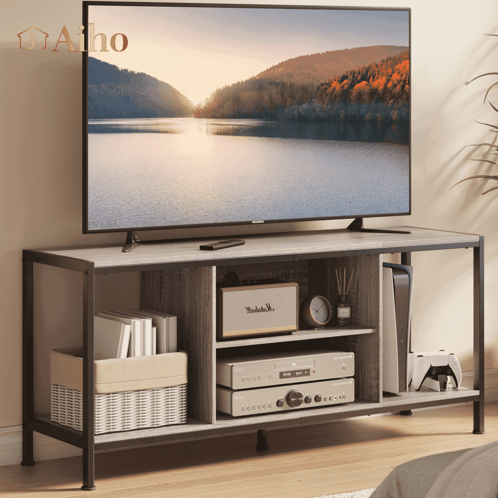 Aiho-Mid-Century-Wooden-TV- Aiho-Mid-Century-Wooden-TV-