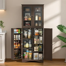 Bush Furniture Cabot Modern Assembled Small Storage Cabinet with Shelves in White Walmart