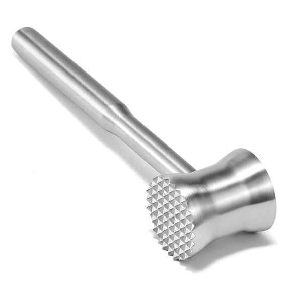 Aihomo 304 Stainless Steel Meat Tenderizer Mallet, Dual Side Chicken Hammer, Heavy Duty Steak Pounder, Soft Handle Mold Casting Dishwasher Safe